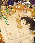 Gustav Klimt - Mother and Child detail from The Three Ages of Woman painting